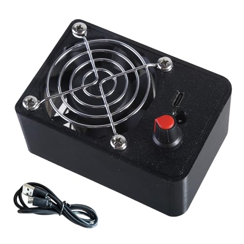 USB C 5V USB Powered PC Router Kühlventilator Mit Speed ​​Controller Hochluftkühlungslüfter Für Router Modemempfänger von OAJABBGE