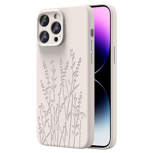 OAOA Magnetische Gravierte Hülle Kompatibel mit iPhone 13 Pro Max Hülle, Kompatibel mit Magsafe, Kamera Rundumschutz, Schlanke Flüssigsilikon-Handyhülle für Frauen Mädchen, Steinblume OAOA Magnetische Gravierte Hülle Kompatibel mit iPhone 13 Pro Max Hülle, Kompatibel mit Magsafe, Kamera Rundumschutz, Schlanke Flüssigsilikon-Handyhülle für Frauen Mädchen, Steinblume von OAOA
