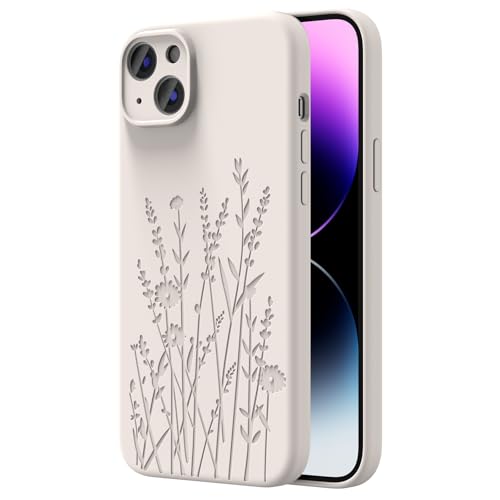 OAOA Magnetische Gravierte Hülle Kompatibel mit iPhone 15 Hülle, Kompatibel mit Magsafe, Kamera Rundumschutz, Schlanke Flüssigsilikon-Handyhülle für Frauen Mädchen, Steinblume OAOA Magnetische Gravierte Hülle Kompatibel mit iPhone 15 Hülle, Kompatibel mit Magsafe, Kamera Rundumschutz, Schlanke Flüssigsilikon-Handyhülle für Frauen Mädchen, Steinblume von OAOA
