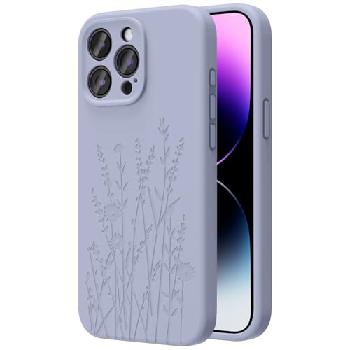OAOA Magnetische Gravierte Hülle Kompatibel mit iPhone 15 Pro Hülle, Kompatibel mit Magsafe, Kamera Rundumschutz, Schlanke Flüssigsilikon-Handyhülle für Frauen Mädchen, Flieder Blume OAOA Magnetische Gravierte Hülle Kompatibel mit iPhone 15 Pro Hülle, Kompatibel mit Magsafe, Kamera Rundumschutz, Schlanke Flüssigsilikon-Handyhülle für Frauen Mädchen, Flieder Blume von OAOA