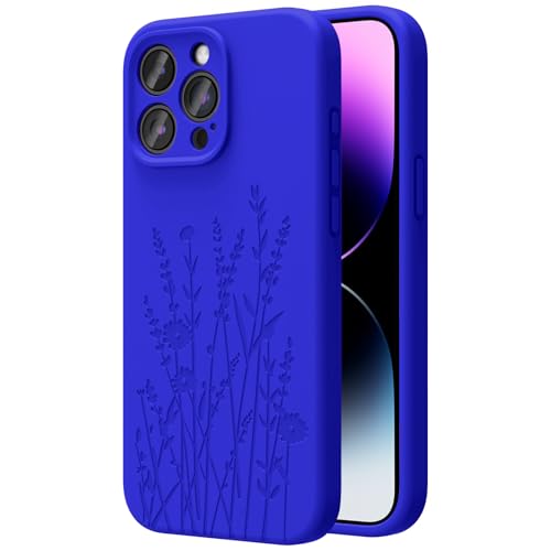 OAOA Magnetische Gravierte Hülle Kompatibel mit iPhone 15 Pro Max Hülle, Kompatibel mit Magsafe, Kamera Rundumschutz, Schlanke Flüssigsilikon-Handyhülle für Frauen Mädchen, Kleine blaue Blume OAOA Magnetische Gravierte Hülle Kompatibel mit iPhone 15 Pro Max Hülle, Kompatibel mit Magsafe, Kamera Rundumschutz, Schlanke Flüssigsilikon-Handyhülle für Frauen Mädchen, Kleine blaue Blume von OAOA