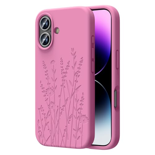 OAOA Magnetische Gravierte Hülle Kompatibel mit iPhone 16 Hülle, Kompatibel mit Magsafe, Kamera Rundumschutz, Schlanke Flüssigsilikon-Handyhülle für Frauen Mädchen, Schwarze Johannisbeere Blume OAOA Magnetische Gravierte Hülle Kompatibel mit iPhone 16 Hülle, Kompatibel mit Magsafe, Kamera Rundumschutz, Schlanke Flüssigsilikon-Handyhülle für Frauen Mädchen, Schwarze Johannisbeere Blume von OAOA