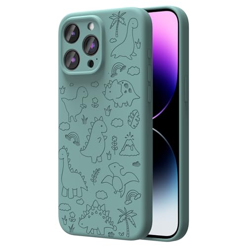 OAOA Magnetische Gravierte Hülle Kompatibel mit iPhone 15 Pro Hülle, Kompatibel mit Magsafe, Kamera Rundumschutz, Schlanke Flüssigsilikon-Handyhülle für Frauen Mädchen, Mitternachtsgrünes OAOA Magnetische Gravierte Hülle Kompatibel mit iPhone 15 Pro Hülle, Kompatibel mit Magsafe, Kamera Rundumschutz, Schlanke Flüssigsilikon-Handyhülle für Frauen Mädchen, Mitternachtsgrünes von OAOA