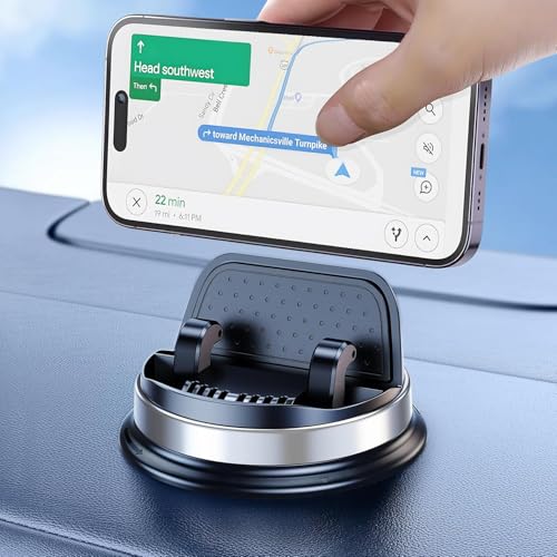OATSBASF Auto-Handyhalterung für Armaturenbrett | 360° drehbare KFZ-Halterung mit rutschfestem Silikon | Kompatibel mit iPhone 16/15 Pro Max, Samsung & Android-Smartphones OATSBASF Auto-Handyhalterung für Armaturenbrett | 360° drehbare KFZ-Halterung mit rutschfestem Silikon | Kompatibel mit iPhone 16/15 Pro Max, Samsung & Android-Smartphones von OATSBASF
