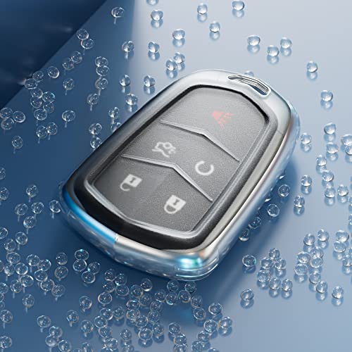 OATSBASF Autoschlüssel Hülle VW, VW Golf Schlüsselbox, Schlüsselhülle Cover für vw Polo Passat Skoda Seat 3-Tasten (Y-Braun) von OATSBASF