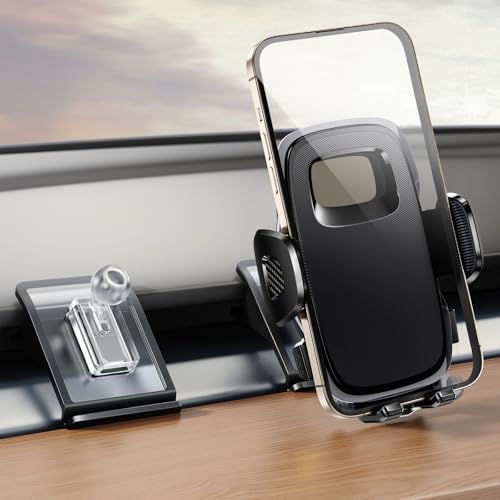 OATSBASF Handyhalter mit passformiger Basis für Tesla Model 3 (2017–2023) und Model Y (2020–2024) – Autotelefonhalter (für Tesla Y/3 20-23) von OATSBASF