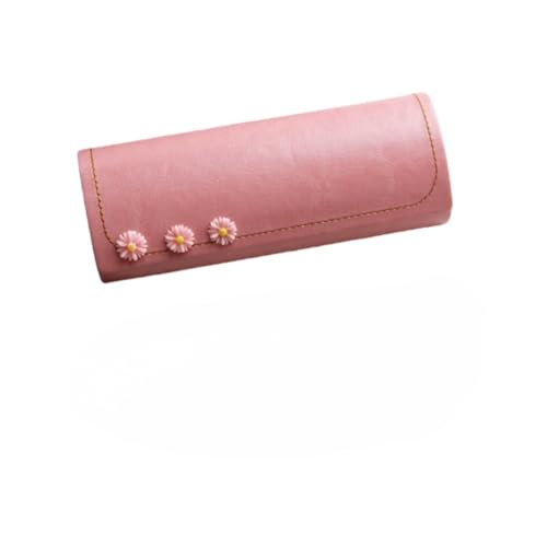OATTIS Brillenetui, Damen Daisy Pink, tragbare und druckbeständige modische Brillenetui,Color4 von OATTIS