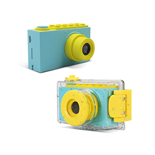 myFirst Camera 2 – Kinder-Unterwasserkamera zum Schnorcheln, Shutterbug, wasserdicht, Premium-Designer-Spielzeug, HD-Video-Camcorder, voreingestellte Rahmen, echte 8 MP, inkl. 16 GB Karte, von OAXIS