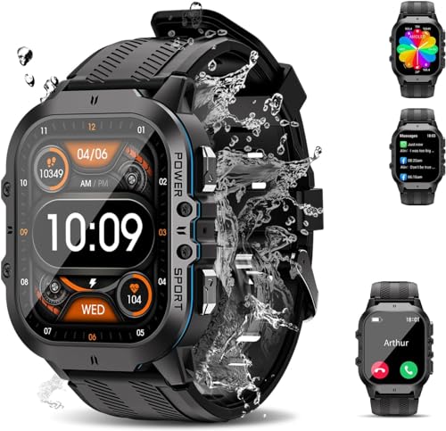 OBA Oukitel BT20 Smartwatch mit 1,96 Zoll AMOLED-Display, Bluetooth, Sprachassistent, Herzfrequenzmesser, Schrittzähler und Schlafüberwachung, L OBA Oukitel BT20 Smartwatch mit 1,96 Zoll AMOLED-Display, Bluetooth, Sprachassistent, Herzfrequenzmesser, Schrittzähler und Schlafüberwachung, L von OBA