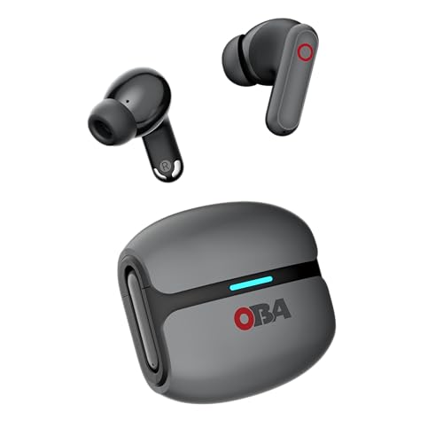 OBA -ProX3 Bluetooth Kopfhörer 5.3 Wireless In Ear Stereo ENC Geräuschunterdrückung, 30 Stunden Sport, IPX4 Wasserdicht Spielmodus Musik Touch Control, USB-C, Schwarz OBA -ProX3 Bluetooth Kopfhörer 5.3 Wireless In Ear Stereo ENC Geräuschunterdrückung, 30 Stunden Sport, IPX4 Wasserdicht Spielmodus Musik Touch Control, USB-C, Schwarz von OBA