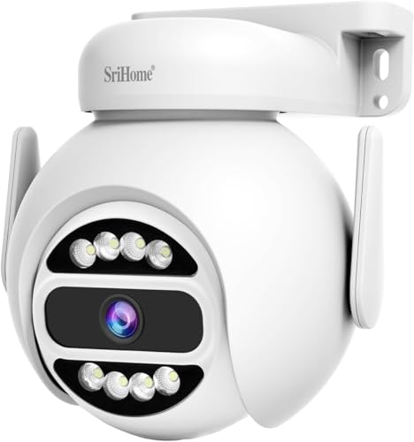 OBA SRIHOME SH047 4MP Dual-Band WiFi-Netzwerk, PTZ-Überwachungskamera, Bewegungsverfolgung, Nachtsicht, IP66 wasserdicht, 2-Wege-Audio, Schutz des Privatlebens, Verwendung im Innen- und Außenbereich OBA SRIHOME SH047 4MP Dual-Band WiFi-Netzwerk, PTZ-Überwachungskamera, Bewegungsverfolgung, Nachtsicht, IP66 wasserdicht, 2-Wege-Audio, Schutz des Privatlebens, Verwendung im Innen- und Außenbereich von OBA