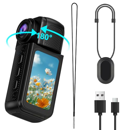 OBEST Action Cam 180° Drehbar Action Kamera 2.7K Weitwinkel POVs Kamera von OBEST