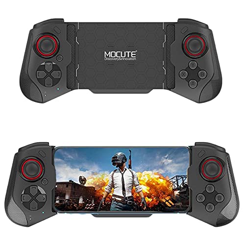 OBEST Kabelloser Mobiler Gamecontroller, Bluetooth-dual-mode-gamepad, Einziehbarer Mobiler Controllerkompatibel Mit Ios Und Android, Pc, Tv von OBEST