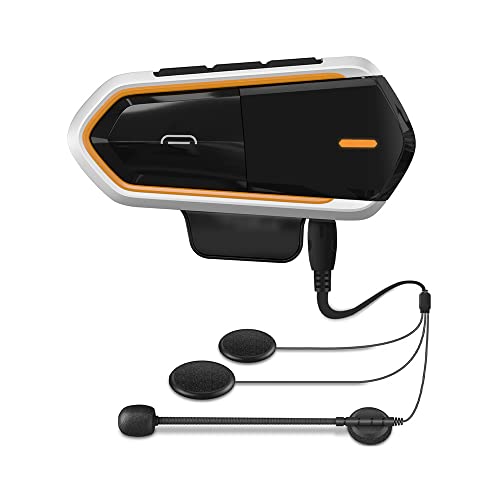 OBEST Motorrad-Bluetooth-Gegensprechanlage, Motorradhelm, Kopfhörer, Unterstützung für doppelte Gegensprechanlage/automatische Freisprecheinrichtung/HD-Musik, geeignet für eine Vielzahl von Helmen von OBEST