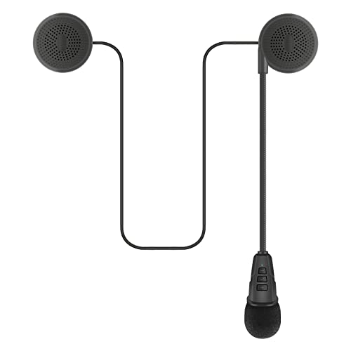 OBEST Motorradhelm Bluetooth 5.0 Headset, mit Geräuschunterdrückung Funktion und 3D-Soundeffekten, Motorradhelm Kopfhörerlaut Sprecher zum Verbinden von 2 Mobiltelefonen von OBEST