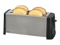 OBH Nordica Design Inox 4, 4 Scheibe(n), Schwarz, Edelstahl, Edelstahl, 1300 W, 412 x 166 x 19,2 mm von OBH Nordica
