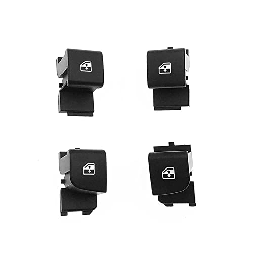 OBIOZZ Auto Fensterheber Schalter 4Pcs Auto Power Hauptfenster Hauptschalter Taste Für Maserati Für Quattroporte 4.2/4.7 Für GranTurismo MC Für Stradale 293425 Car Fensterheber von OBIOZZ