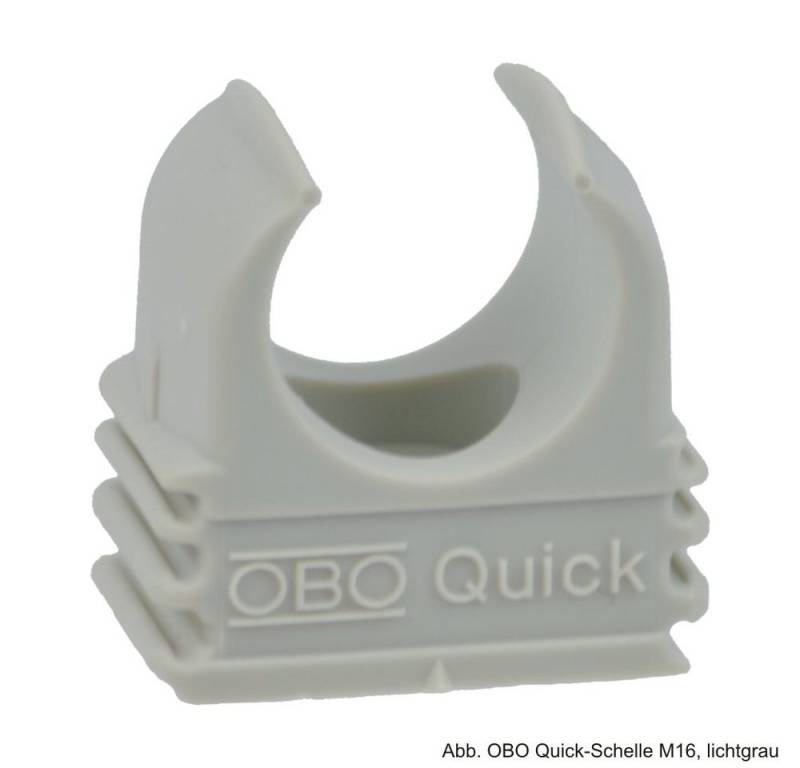 OBO BETTERMANN OBO Quick-Schelle M32, lichtgrau 2149022 Audio- & Video-Kabel von OBO BETTERMANN