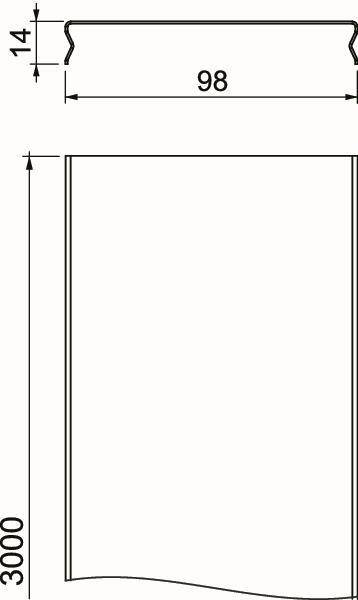 OBO DGRR 100 FS Deckel rastbar f.Gitterrinne 100x3000 St FS 6001842 (Inhalt 3 Stück) von OBO Bettermann GmbH & Co. KG
