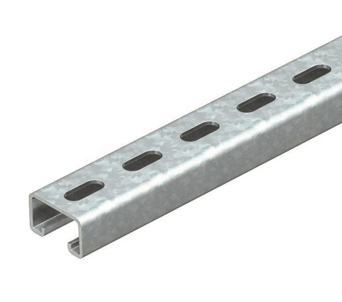 OBO MS5030P2000FT Profilschiene gelocht ** Schlitzweite 22mm 2000x50x30 St 11214 (Inhalt 2 Stück) von OBO Bettermann GmbH & Co. KG