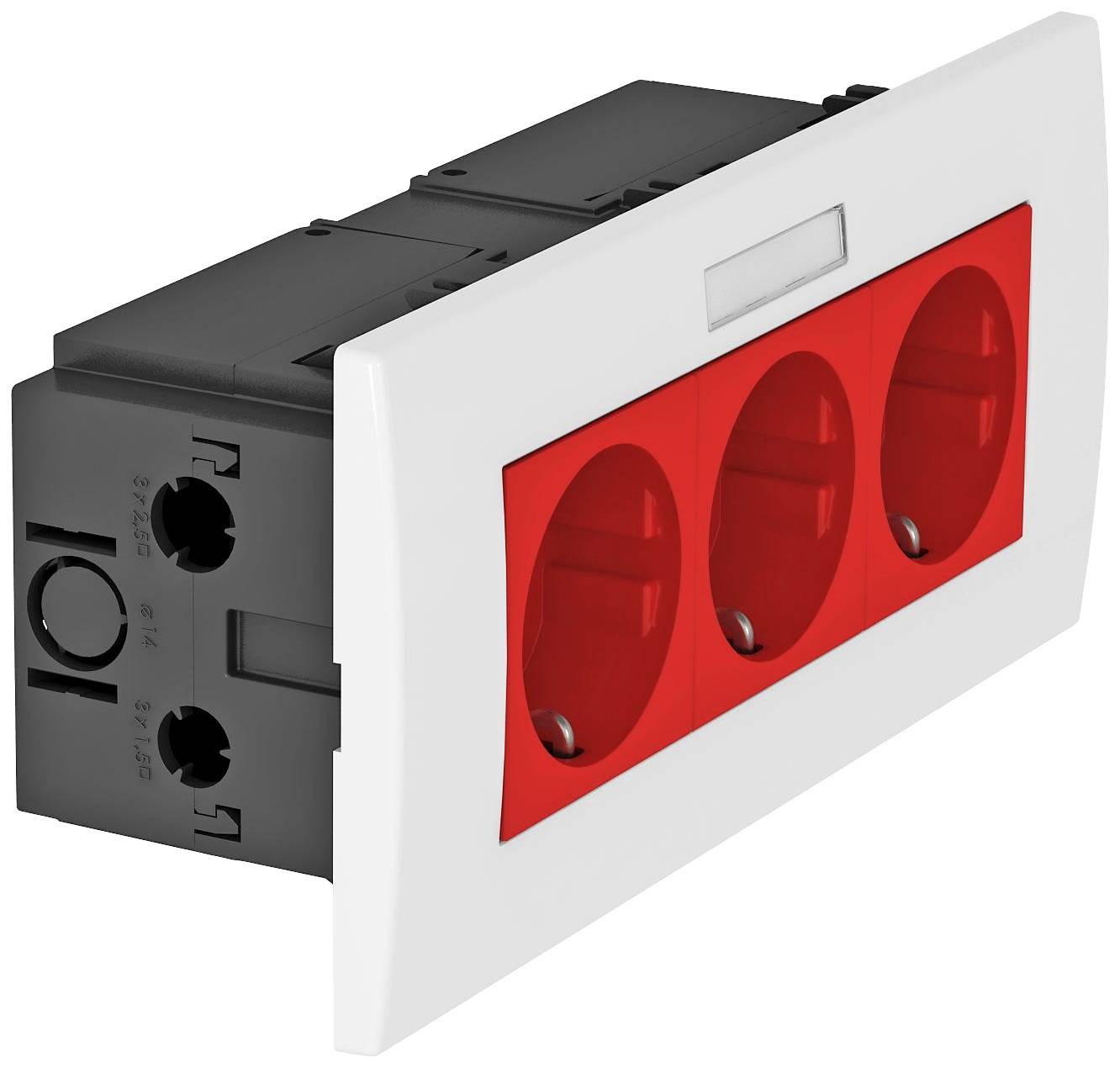 OBO SDE-RW D0RT3B Steckdoseneinheit Modul 45 3f 84x185x59mm PC 6119435 OBO SDE-RW D0RT3B Steckdoseneinheit Modul 45 3f 84x185x59mm PC 6119435 von OBO Bettermann GmbH & Co. KG