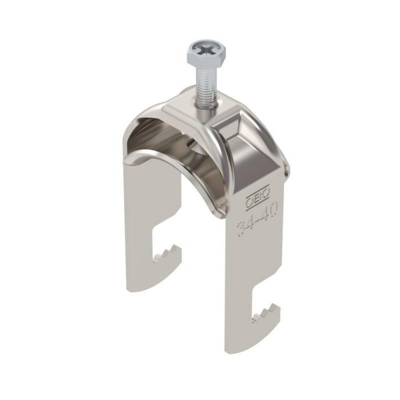 100 Stk. OBO Bettermann Bügelschelle BS-F1-M-40 A2 1187532 von OBO Bettermann