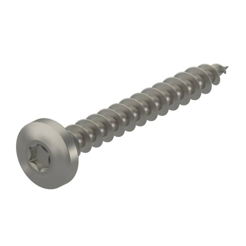 100 Stk. OBO Bettermann Spanplattenschraube OTSP 6,0x40 A4 3191032 von OBO Bettermann