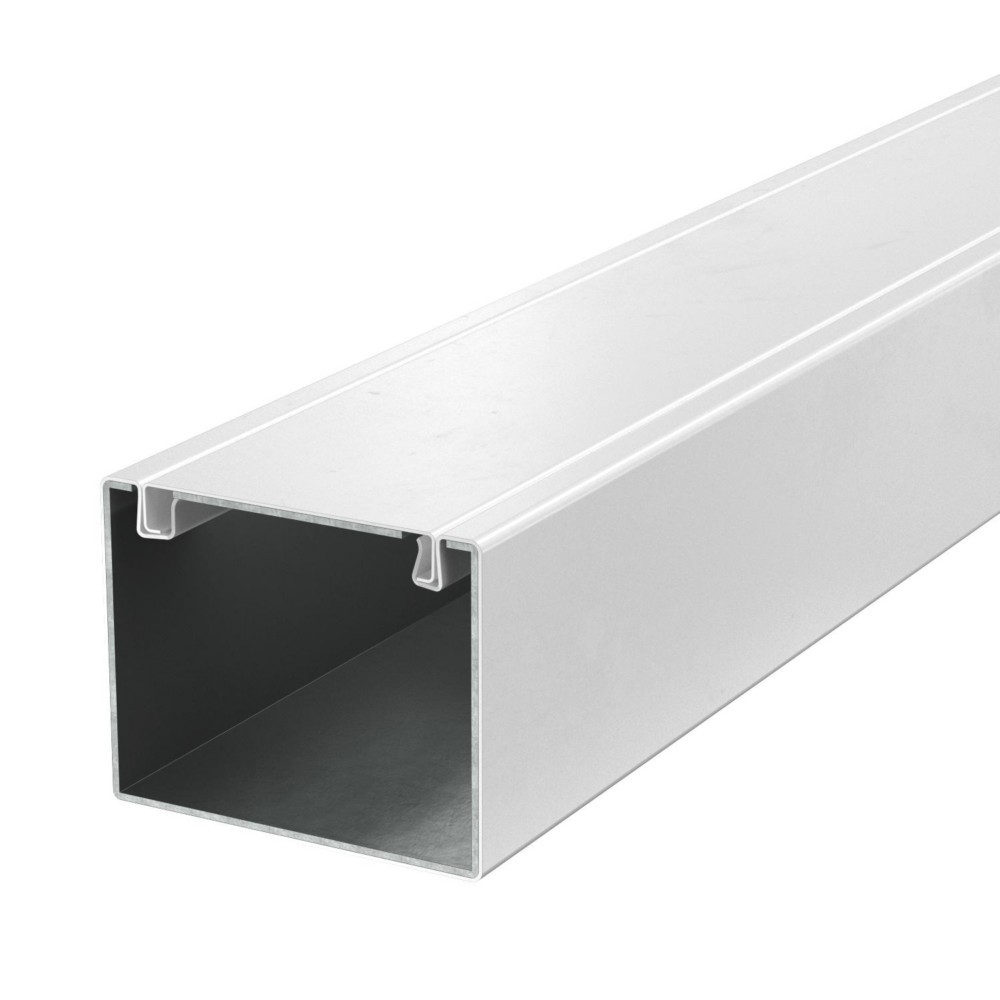 2 Mtr. OBO Bettermann Installationskanal Metall PLM D 0810 RW 7218010 von OBO Bettermann