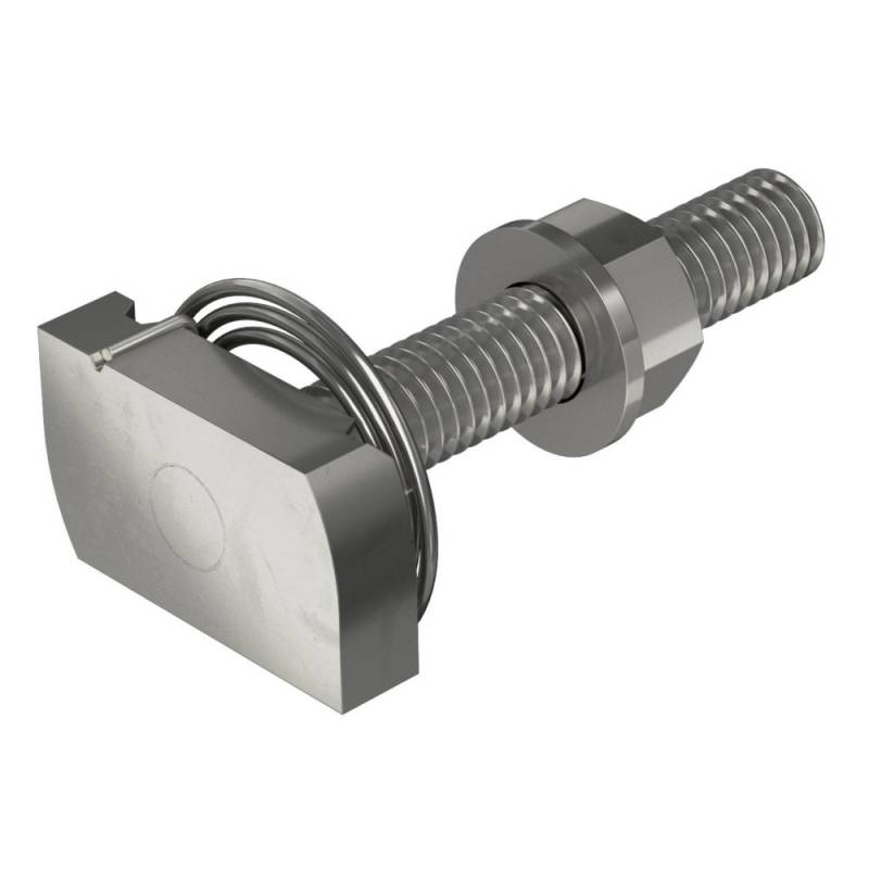 25 Stk. OBO Bettermann Hammerkopfschr. mit Feder MS41HBF M10x60A4 1148488 von OBO Bettermann