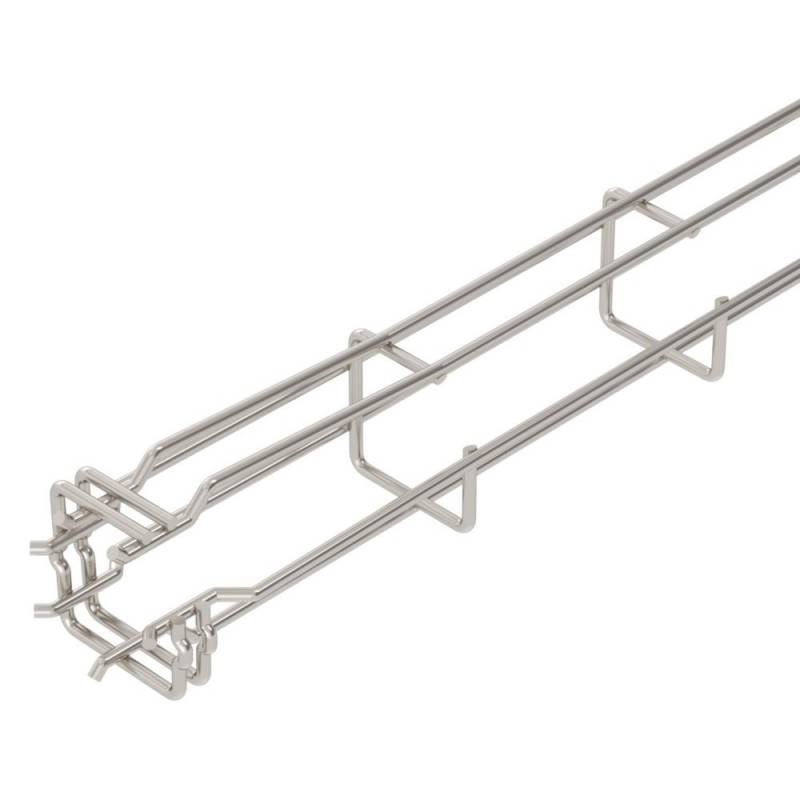 3 Mtr. OBO Bettermann G-Gitterrinne Magic G-GRM 50 50 A2 6005550 von OBO Bettermann