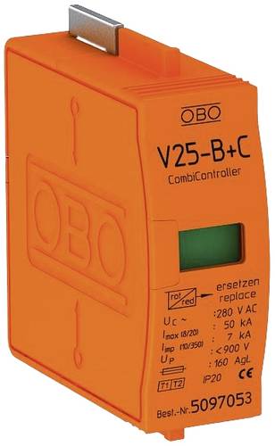 OBO Bettermann 5097053 V25-B+C 0-280 Überspannungsableiter 7 kA 1St. OBO Bettermann 5097053 V25-B+C 0-280 Überspannungsableiter 7 kA 1St. von OBO Bettermann