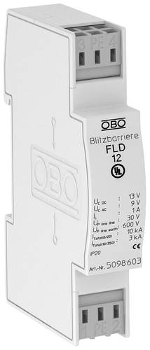 OBO Bettermann 5098603 FLD 12 Blitzbarriere 10 kA 1St. OBO Bettermann 5098603 FLD 12 Blitzbarriere 10 kA 1St. von OBO Bettermann