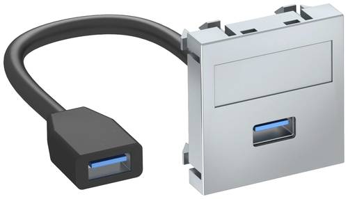 OBO Bettermann 6104928 Abdeckung Multimediaträger (B x H x T) 45 x 45 x 9mm 1 St. Aluminium von OBO Bettermann
