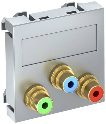 OBO Bettermann 6105144 Abdeckung Multimediaträger (B x H x T) 45 x 45 x 9mm 1 St. Aluminium von OBO Bettermann