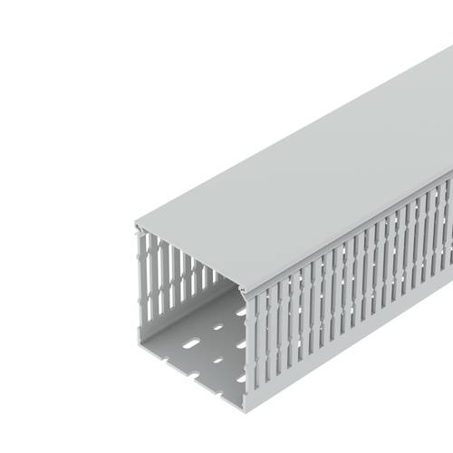 OBO Bettermann 6132576 Verdrahtungskanal Oberteil (L x B x H) 2000 x 100 x 100mm 8 St. Grau von OBO Bettermann