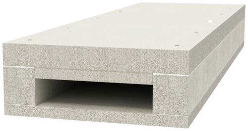 OBO Bettermann 7215222 Brandschutz (L x B x H) 1000 x 330 x 130mm 1 St. Grau von OBO Bettermann