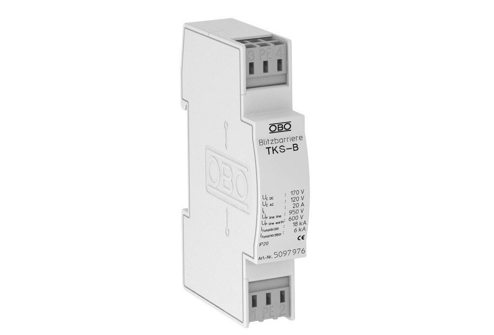 OBO Bettermann Blitzbarriere TKS-B 5097976 OBO Bettermann Blitzbarriere TKS-B 5097976 von OBO Bettermann