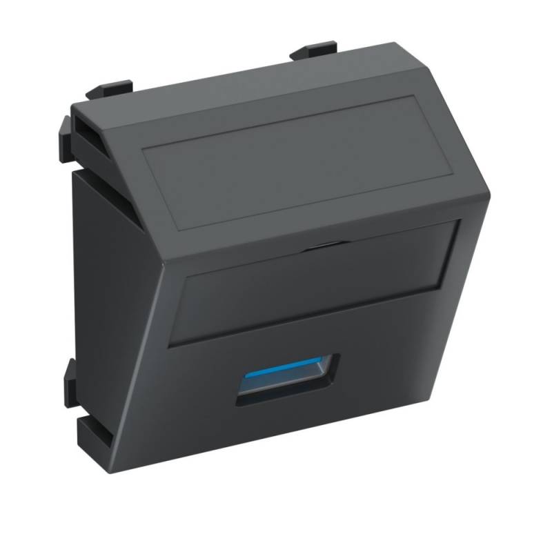 OBO Bettermann Multimediaträger USB 3.0A MTS-U3A S SWGR1 6104889 von OBO Bettermann
