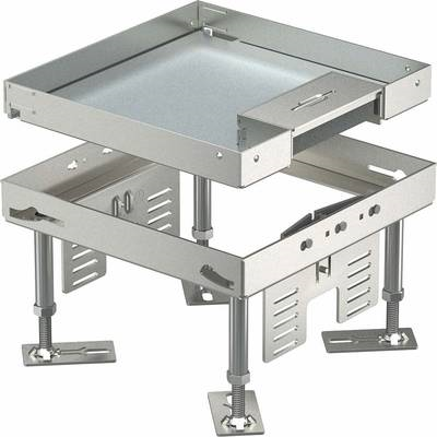 OBO Bettermann Quadratische Kassette RKSN2 4 VS 20 m. Auslass 200x200mm (7409208) von OBO Bettermann