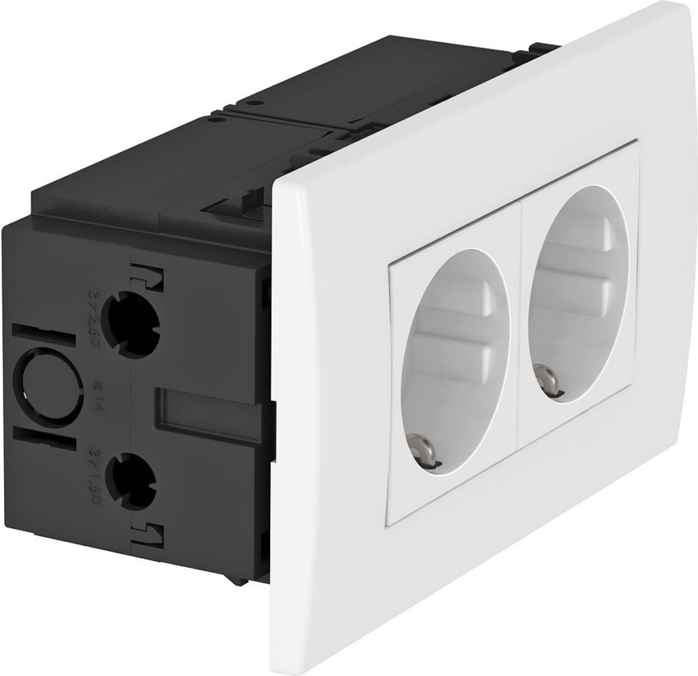 OBO Bettermann Steckdoseneinheit SDE-RW D0RW2 6119407 OBO Bettermann Steckdoseneinheit SDE-RW D0RW2 6119407 von OBO Bettermann