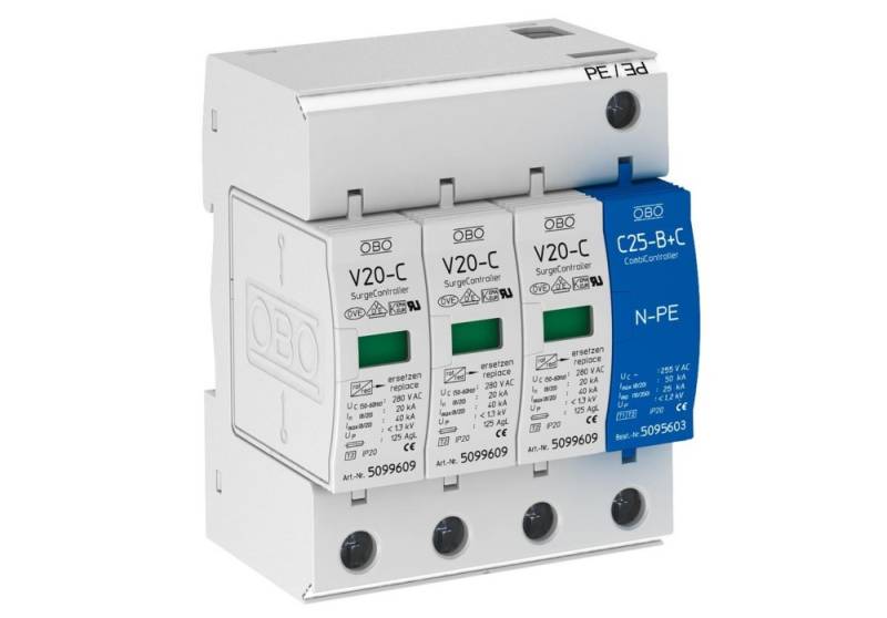 OBO Bettermann Überspannungsableiter V20-C 3+NPE-280 5094656 von OBO Bettermann