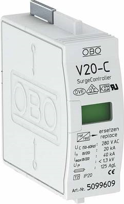 Vertr Oberteil f.Übersp.ableiter Modul 220V V20-C (5099609) von OBO Bettermann
