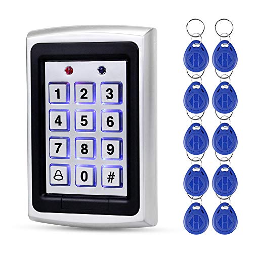 OBO HANDS 10 RFID-Schlüsselanhänger+ RFID Metalltastatur unterstützt 1000 Benutzer Wiegand-26-Schnittstelle (Input/Output) von OBO HANDS