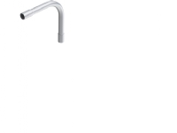 OBO 90°-Bogen Aluminium, Ø 25 mm, Länge 209 mm, Wandstärke 1,3 mm, Radius 102,5 mm. OBO 90°-Bogen Aluminium, Ø 25 mm, Länge 209 mm, Wandstärke 1,3 mm, Radius 102,5 mm. von OBO