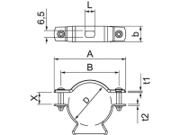 OBO Abstandshalter, feuerverzinkt, DIN EN ISO 1461 17-20mm - (25 Stück) von OBO