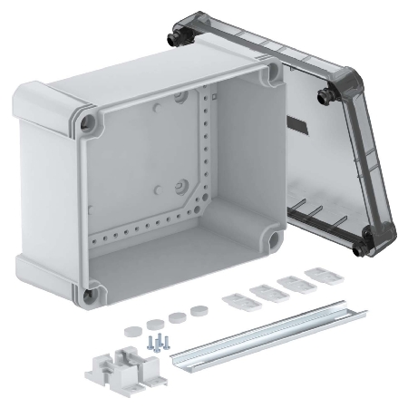 X16C R LGR-TR  - Leergehäuse m.transp. Deckel X16C R LGR-TR von OBO