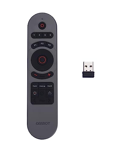 OBSBOT Fernbedienung für die Tiny-Serie Webcam2.0, Tiny 2, Tiny 4K, Tiny UVC zu HDMI-Adapter der 2. Generation verwendet. von OBSBOT