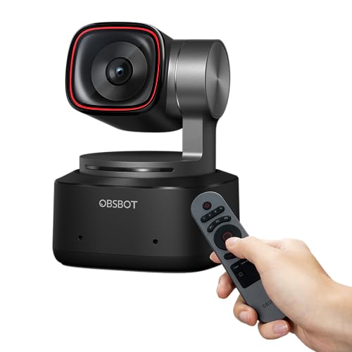 OBSBOT Tiny 2 Remote Combo : Tiny 2 Webcam 4K + Tiny Smart Remote 2 von OBSBOT