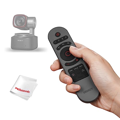 OBSBOT Tiny 2 Smart Remote, Smart Remote Controller für OBSBOT Tiny 2 Lite/Tiny 2/ Tiny 4K/ Tiny und OBSBOT UVC-zu-HDMI-Adapter von OBSBOT