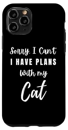 Ich habe Pläne mit meiner Katze Hülle für iPhone 11 Pro Ich habe Pläne mit meiner Katze Hülle für iPhone 11 Pro von OBUYZ
